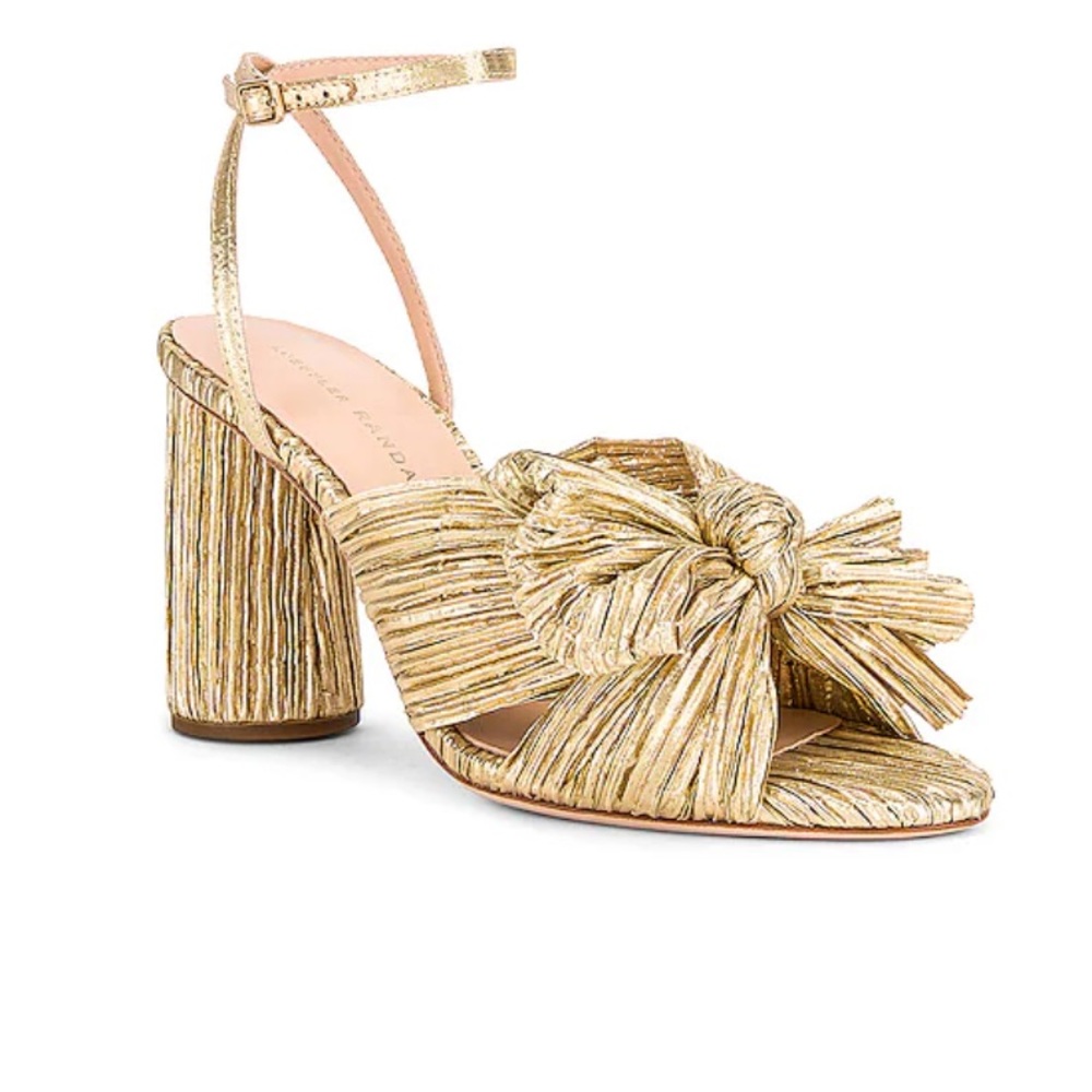 Roeffler Randall gold knotted sandal ✨